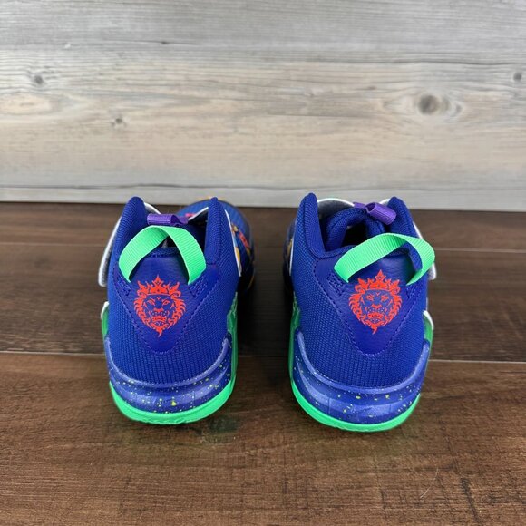 Nike Lebron Witness 7 Kaleidoscope PS Size 12C Deep Royal Blue White DQ8647 400 - Picture 5 of 9